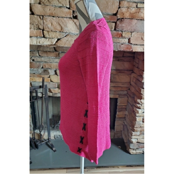 Nic+Zoe Cross Stitch Sweater SZ XS - Picture 6 of 8